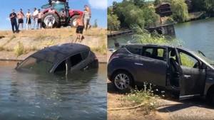 Un bărbat i-a scufundat maşina soţiei din răzbunare. Motivul este halucinant