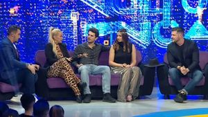 Victor Slav, provocat de Bursucu să răspundă la o întrebare intimă despre Anda Adam. Prezentatorul TV a răbufnit: “Să te controlezi”