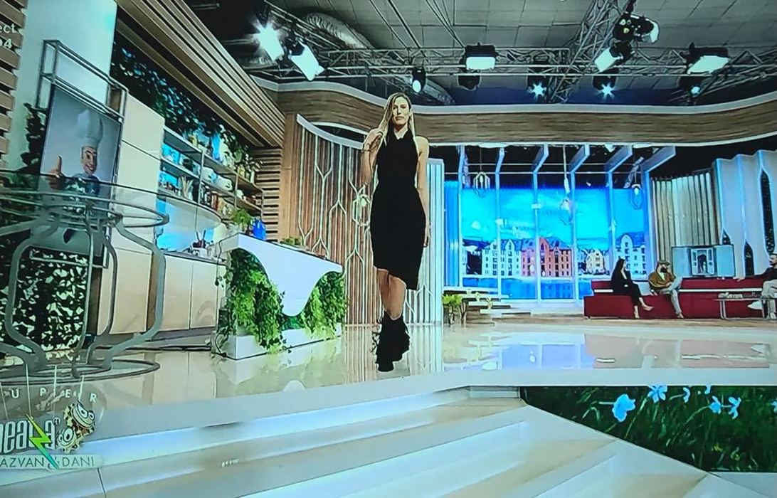 Iubita lui Dani Oțil, prezentare de modă la Neatza. Cum arată Gabriela Prisacariu însărcinată în al doilea trimestru