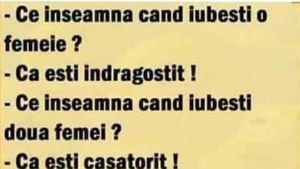 BANCUL ZILEI | Definiția iubirii la bărbați