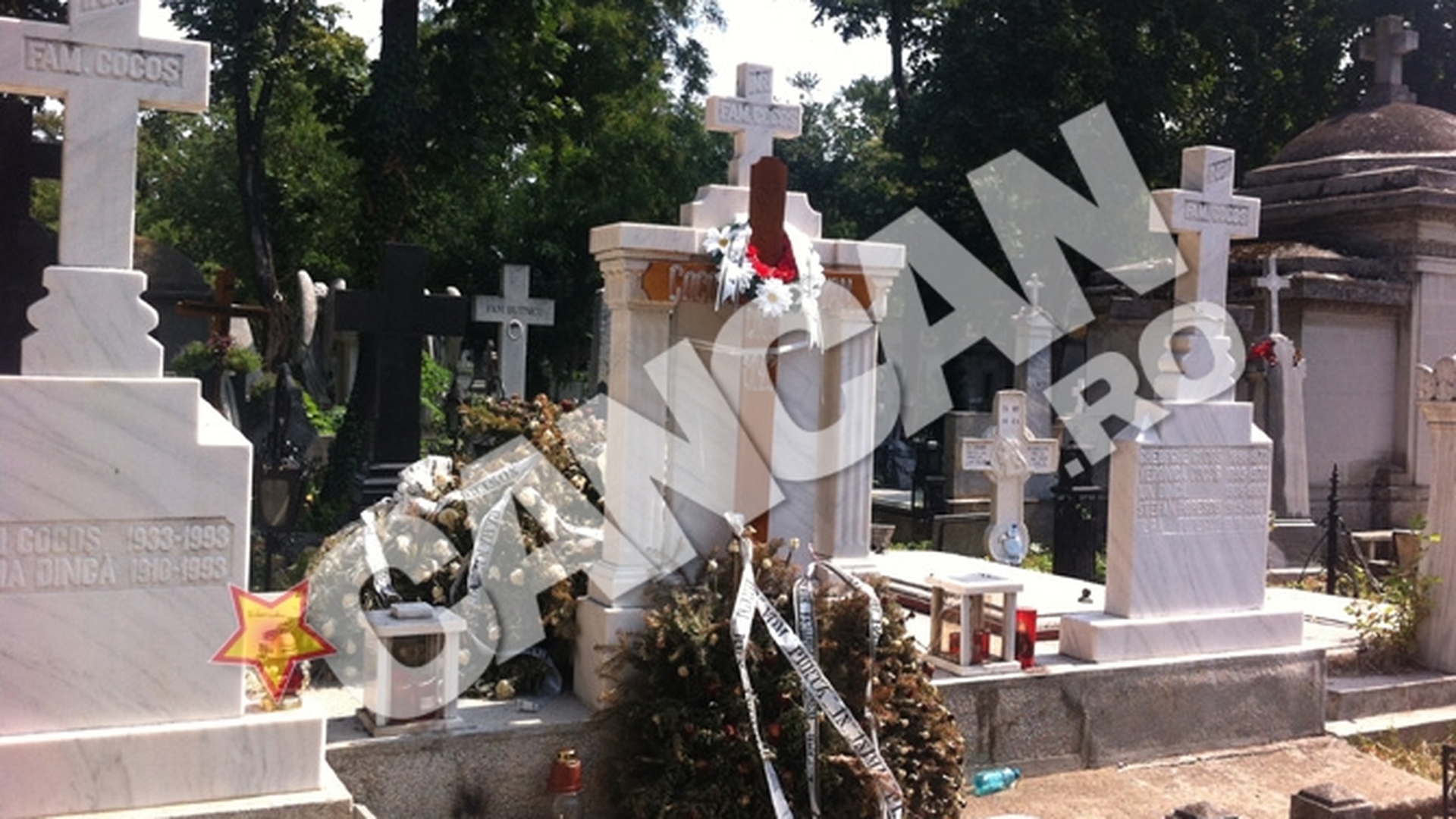Milionarul Radu Cocos si-a inmormantat fiul la Cimitirul Bellu, in mare secret. Micutul inecat in piscina la Eforie, ingropat la Bucuresti