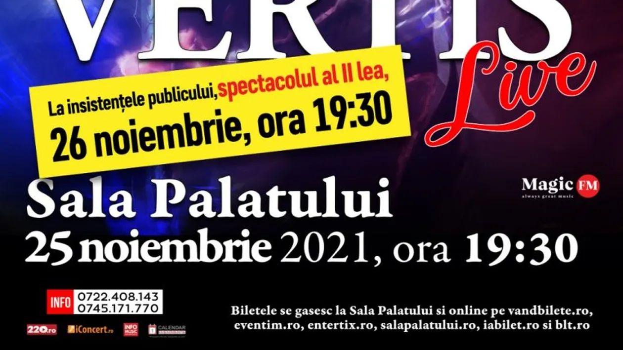 Nikos Vertis, din nou la București. Pe ce dată va cânta artistul la Sala Palatului