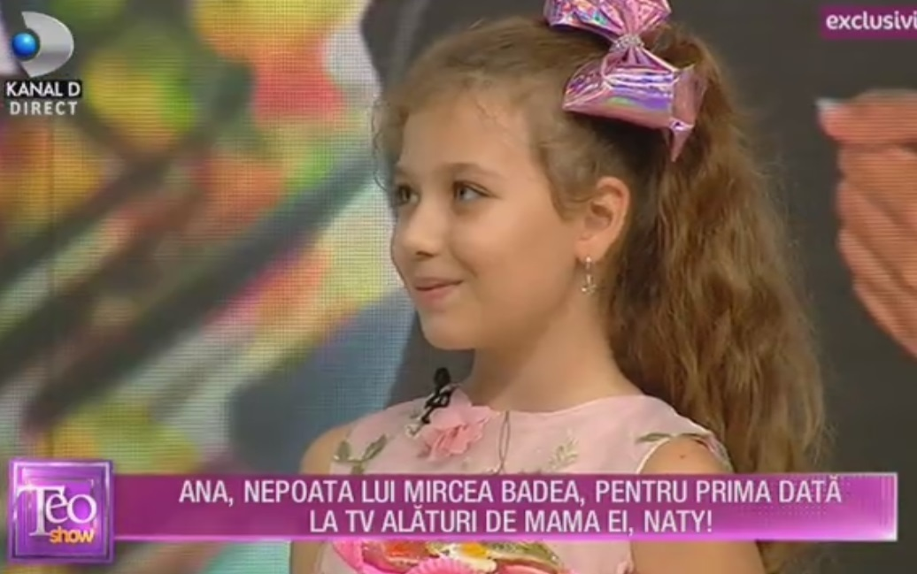 Nepoţica lui Mircea Badea s-a făcut mare