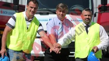 Ionut Iftimoaie ajuta victimele inundatiilor cu utilaje de mare tonaj