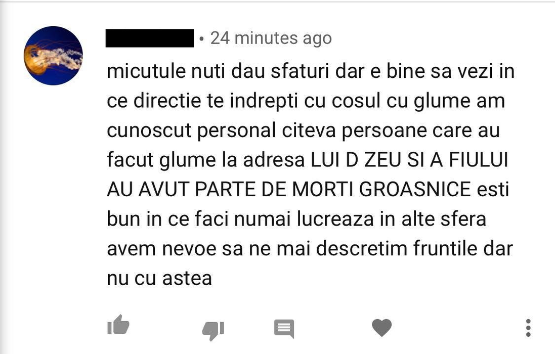 Micutzu, implicat intr-un scandal urias, dupa ce a postat un clip pe YouTube