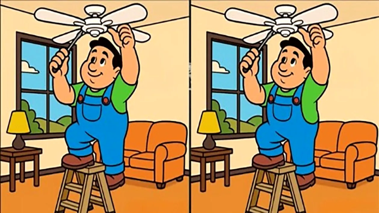 TEST IQ | Aceste două poze par identice, dar nu sunt. Câte diferențe puteți identifica?