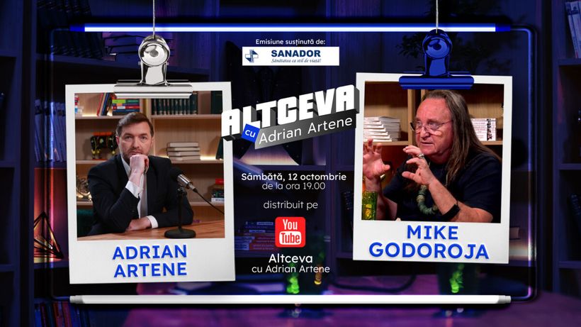 Mike Godoroja: ”Muzica este suport pentru rugăciune.” Povestea de dragoste dintre artist și artă, în EXCLUSIVITATE, la „Altceva cu Adrian Artene”
