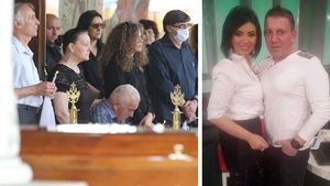 Tatăl lui Costin Mărculescu a avut nevoie de un scaun în timpul ceremoniei de înmormântare. Imagini sfâșietoare, surprinse în exclusivitate | VIDEO