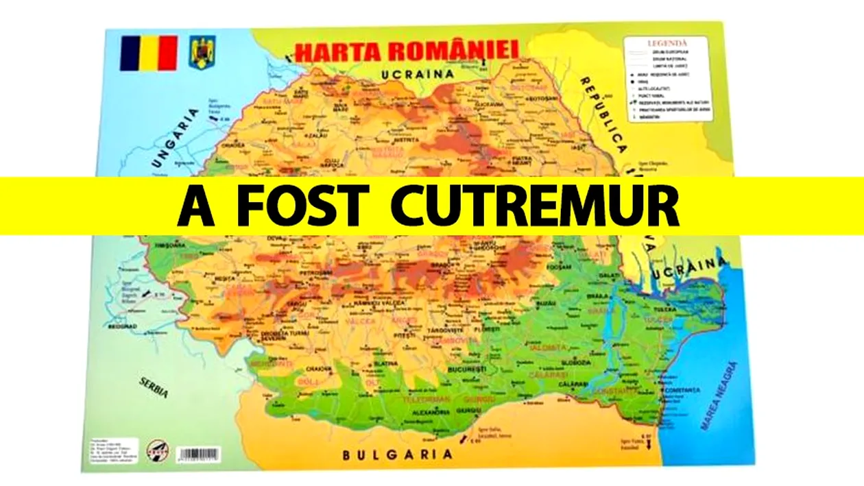 Cutremur însemnat în România, azi-noapte. L-ai simțit?