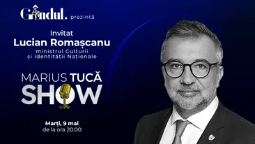 Marius Tucă Show începe marți, 9 mai, de la ora 20.00, live pe gândul.ro. Invitat: Lucian Romașcanu