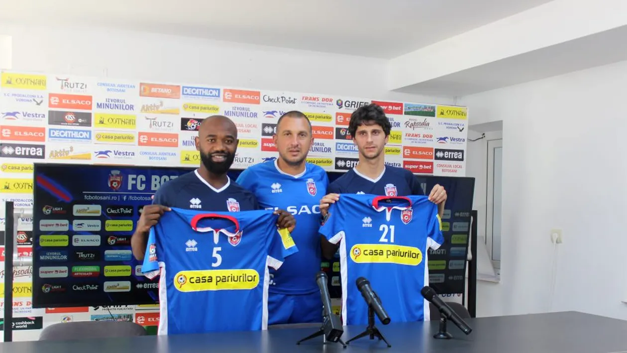 FC Botoșani i-a prezentat pe Diego Fabbrini și Lossemie Karaboue!