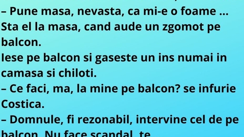 Bancul de vineri seara | Costică vine acasă uşor afumat