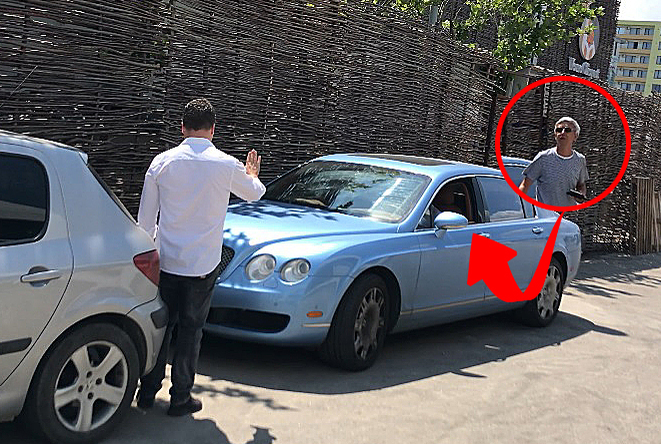 Dan Diaconescu, apariție spectaculoasă la volanul unui  Bentley