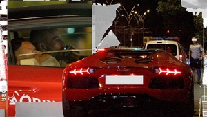 Adrian Minune, oprit de Poliție! Ce făcea în Lamborghini-ul de 400.000 de €