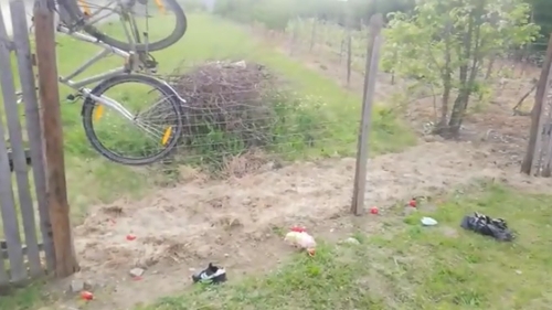 Accident grav în Argeș! Un biciclist a murit. VIDEO