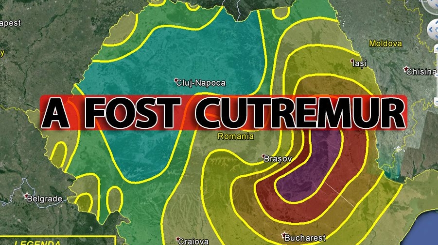 Cutremur puternic în România în această dimineață, la ora 08:25. S-a simțit și în București