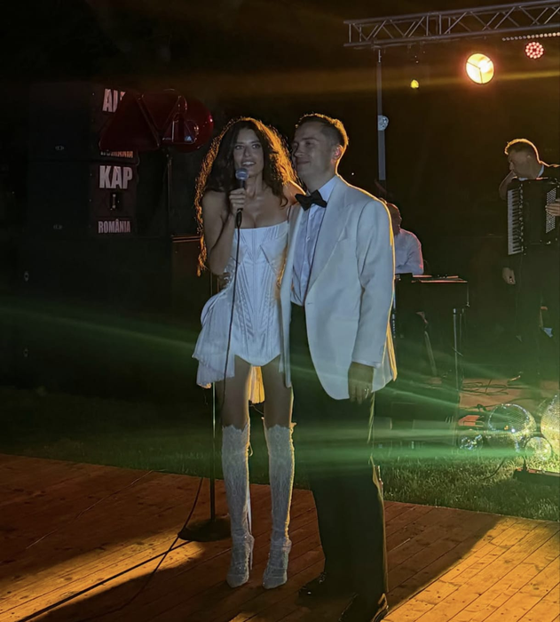 Alice Peneacă, party nebun la nuntă. Cum a arătat a doua rochie de mireasă + tortul special