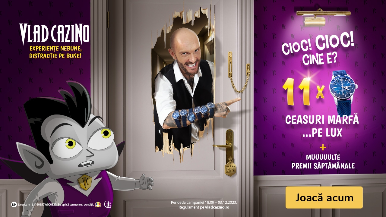 (P) Vlad Cazino dă ora exactă în această toamnă