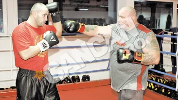 Sandu Lungu se pregateste pentru centura Monster! Colosul din Oradea face antrenamente cu Ciprian Sora  pentru superkombatul din 12 mai!