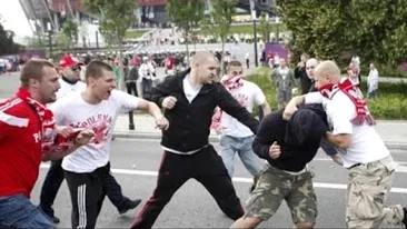 Incidente la Kiev înainte de finala Champions League: „cormorani” atacaţi de huligani ucraineni!