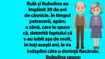 BANC | Bulă și Bubulina au împlinit 30 de ani de căsnicie