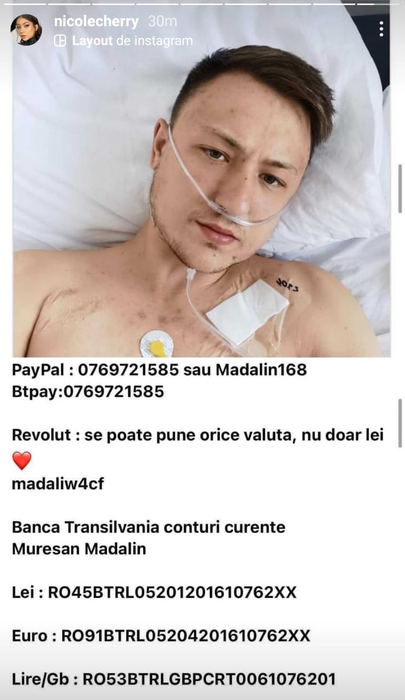 Nicole Cherry, apel copleșitor pentru salvarea unui tânăr tătic: “O boală incurabilă la inimă. Singura soluție: transplant”