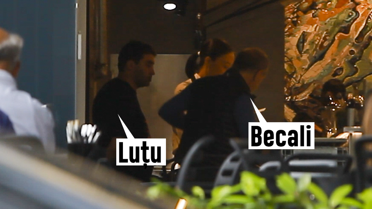 În timp ce Suveranul Pontif se afla în București, milionarul, sub atenta supraveghere a lui Ionuț Luțu, a ales să meargă la cumpărături