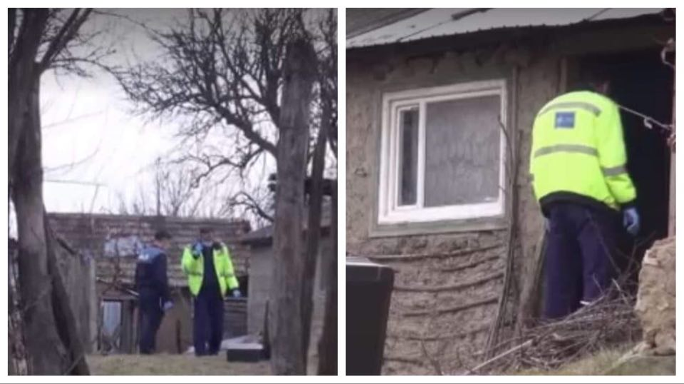 Polițiștii, la locul crimei