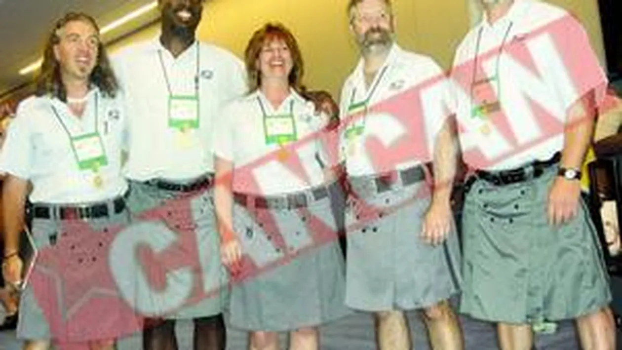 Postasii americani vor sa poarte fuste