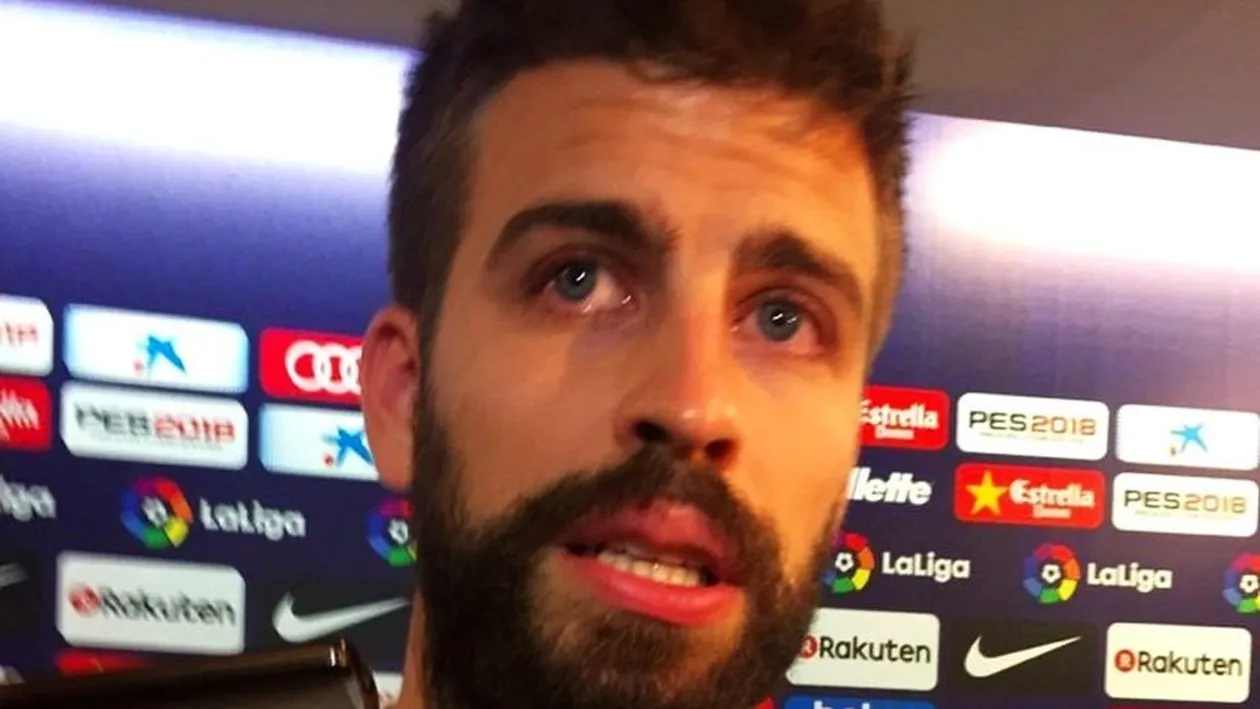 Pique în lacrimi la finalul meciului Barcelona- Las Palmas, 3-0!