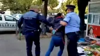 Polițiștii care au încătușat-o pe femeia din Ploiești care vindea zarzavaturi, anchetați disciplinar!