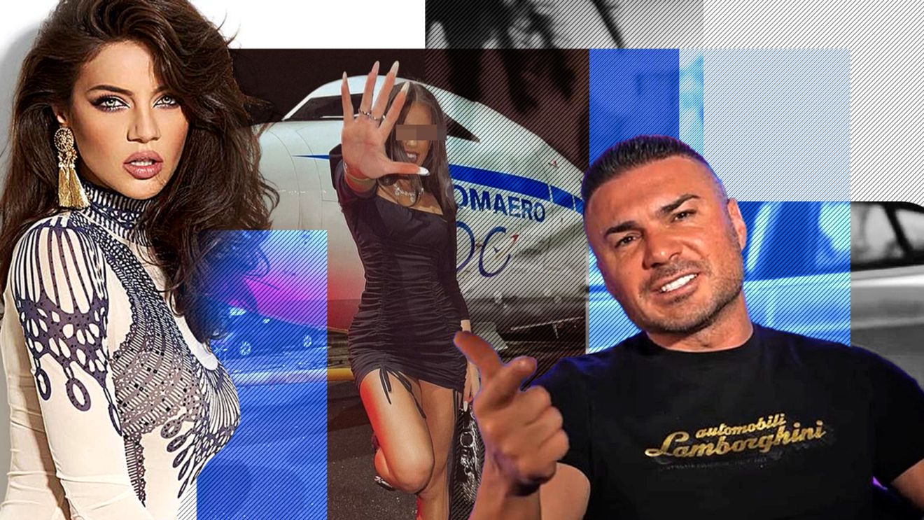 Andy Popescu și-a tras iubită nouă, sosia Cristinei ICH! "Regele bolizilor" din online o plimbă pe iubi cu private jet-ul