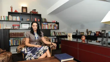 Andreea Marin s-a pregatit in detaliu pentru perioada de dupa divort. Si-a amenajat doua dormitoare in vila-birou din Pipera