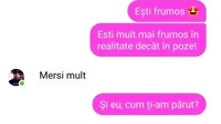 Bancul începutului de săptămână | Conversație după prima întâlnire: „Eu cum ți-am părut?”