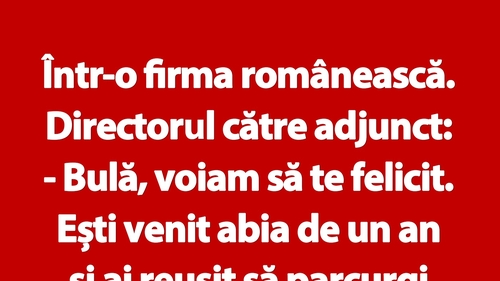 BANC | Bulă și directorul