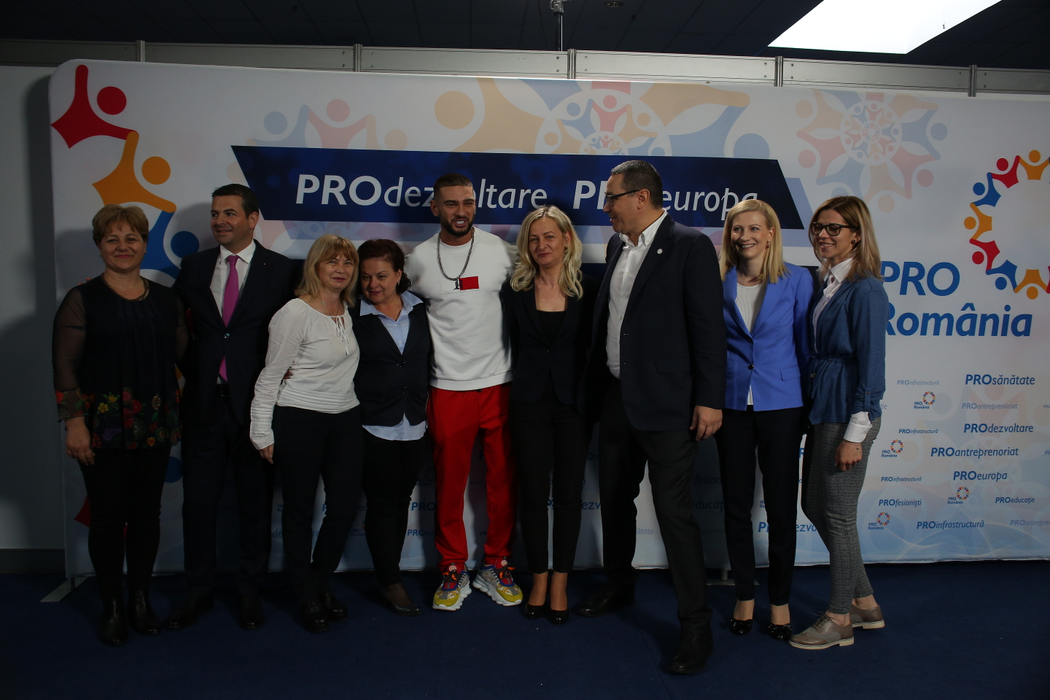 Dorian Popa a făcut senzație la lansarea candidaților Pro România