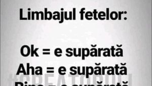 Bancul sfârșitului de săptămână | Limbajul fetelor