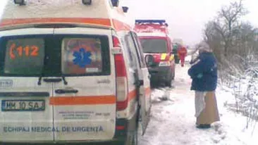 Grav accident rutier la Brasov! 11 persoane au fost ranite! In incident a fost implicat si un microbuz