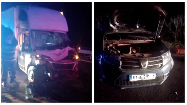 Accident grav la ieșirea de pe autostrada București-Pitești. Un bărbat a murit pe loc
