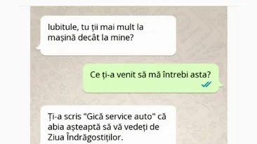 BANCUL ZILEI | Iubitule, tu ții la mașină mai mult decât la mine?