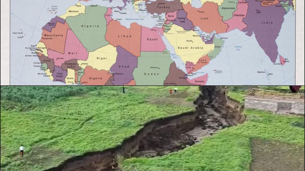 A apărut falia care va rupe continentul în două ! Experții anunță că omenirea va avea un nou ocean în câteva milioane de ani. Ce pericol pândește Africa