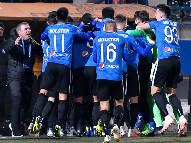 Final de meci, hora bucuriei pentru fotbaliștii de la Viitorul