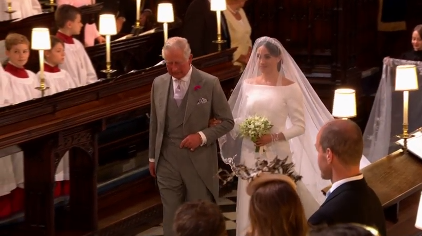Primele imagini oficiale de la nunta Prințului Harry cu Meghan Markle