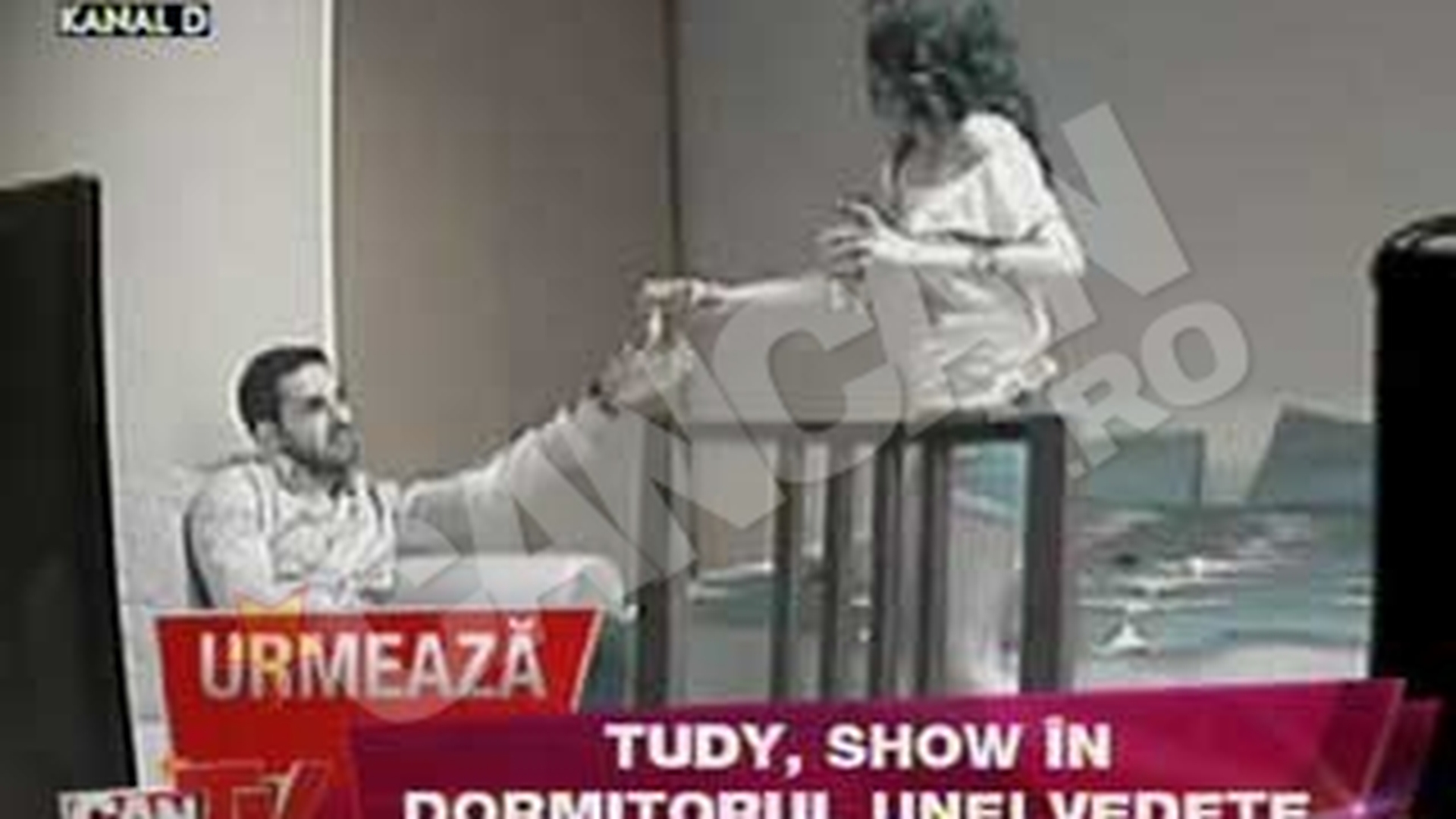 VIDEO Tudy Ionescu, victima unei farse de zile mari la CANCAN TV! Vezi cum a fost momit de o bruneta misterioasa intr-un apartament!