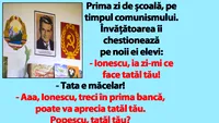 BANCUL ZILEI | Cum arăta prima zi de școală pe timpul lui Ceaușescu