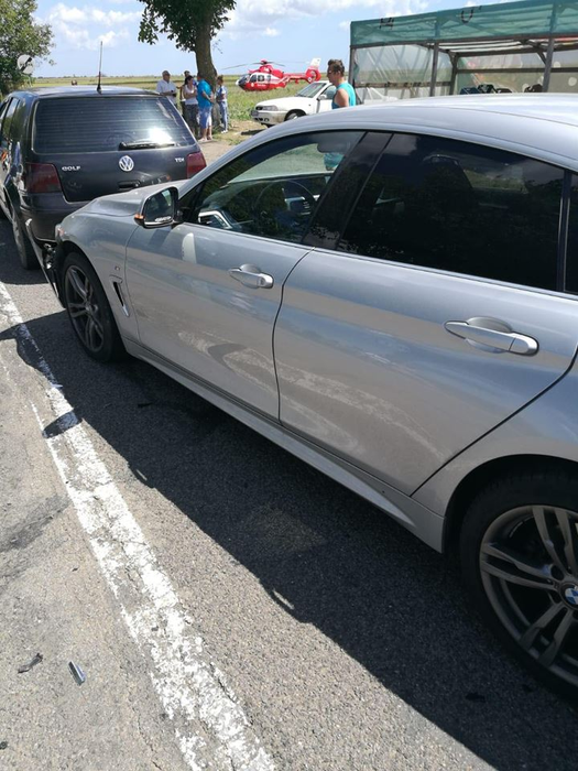 UPDATE carambol în județul Constanța, produs după ce ocupanții unei mașini au oprit pe drum să cumpere pepeni