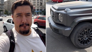 Reacția unui american după ce a văzut un Mercedes G-Class de 150.000 E, în București: "If it's not COMBINAȚII, then what is it?"