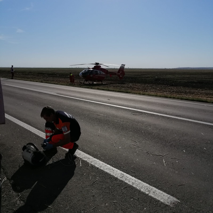 Accident mortal în Ialomița. Un scuterist a fost spulberat de o mașină