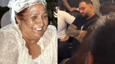 Grațian Pian, singur pe lume! Imagini de la priveghiul mamei sale