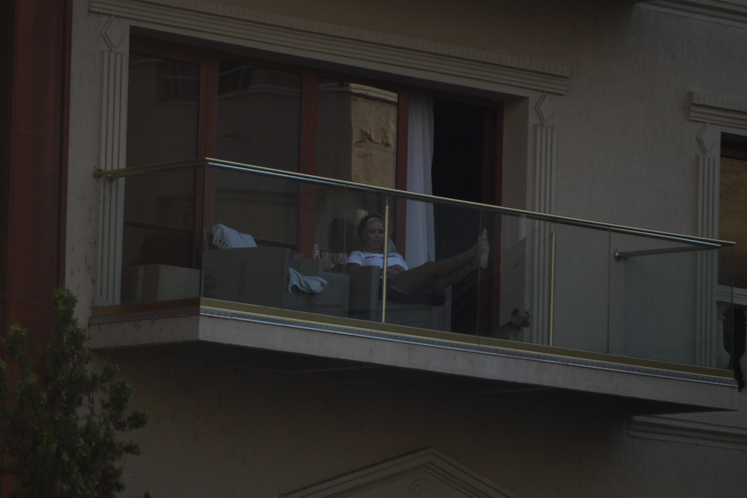 Loredana Chivu, apariție inedită pe balcon